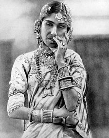 Indian nautch girl, 1936