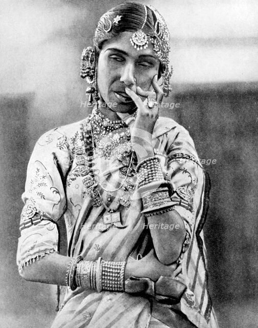 Indian nautch girl, 1936. Artist: Unknown