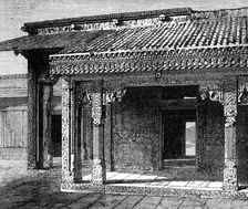 ..Indian Architecture: Palace of the Sultana at Futtehpore Sikree, (Mohammedan, 16th Century), 1870. Creator: Unknown