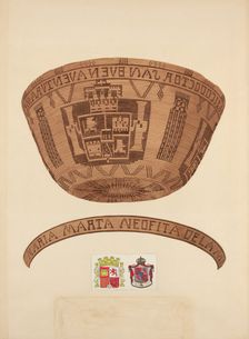 Indian Basket, 1935/1942. Creator: Gordena Jackson