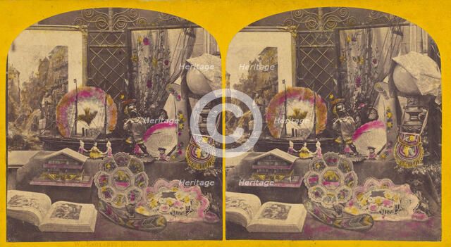 Indian Beadwork, Yankee Notions, &c., about 1870. Creator: William England.