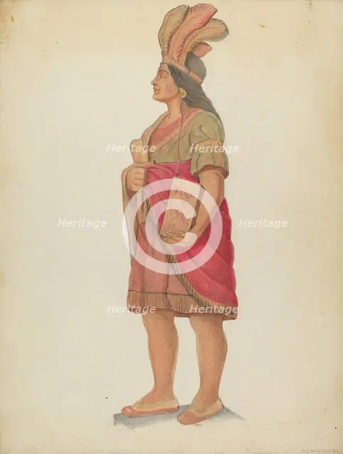 Indian, c. 1940. Creator: A. Zaidenberg.