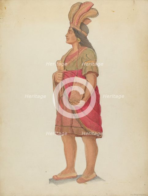 Indian, c. 1940. Creator: A. Zaidenberg.