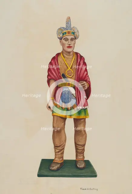 Indian, c. 1938. Creator: Frank Gutting.
