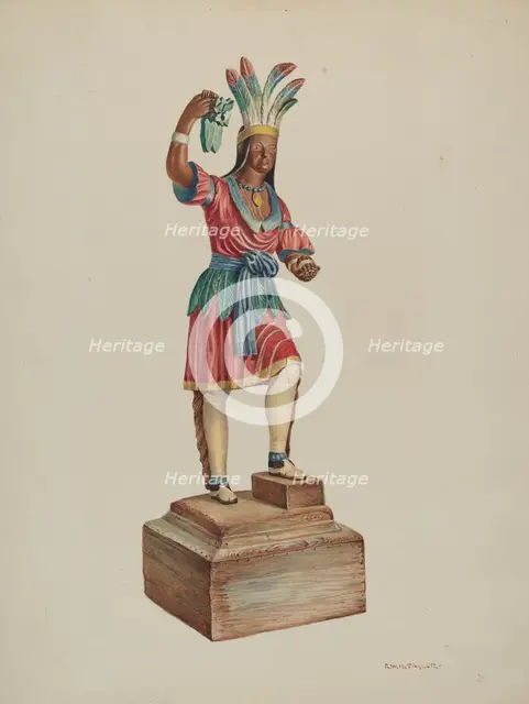 Indian, c. 1939. Creator: Robert W.R. Taylor.