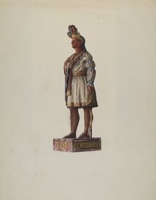Indian Chief, 1935/1942. Creator: Harold A. Doughty