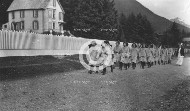 Indian children from the Sheldon Jackson School, between c1900 and c1930. Creator: Unknown.