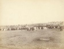 Indian Council in Hostile Camp, 1891. Creator: John C. H. Grabill