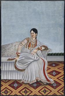 Indian dancing girl, c1780-1790. Creator: Unknown