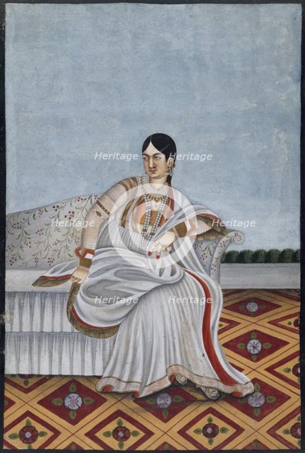 Indian dancing girl, c1780-1790.  Creator: Unknown.