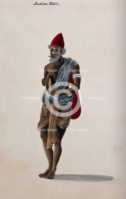 Indian Fakir, 1880.  Creator: C. B. Dering.