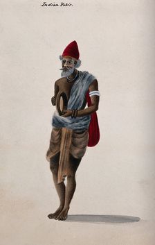 Indian Fakir, 1880. Creator: C. B. Dering