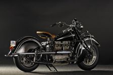 Indian four IOE inline four 1940. Artist: Simon Clay