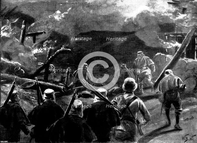 Indian Frontier Rising: with Westmacott's Brigade in Tirah: 3rd Gurkhas starting at 4 a.m..., 1898. Creator: Unknown.