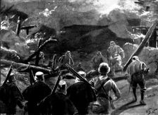 Indian Frontier Rising: with Westmacott's Brigade in Tirah: 3rd Gurkhas starting at 4 a.m..., 1898. Creator: Unknown