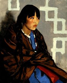 Indian Girl (Julianita), about 1917. Creator: Robert Henri