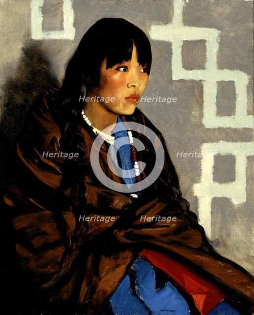 Indian Girl (Julianita), about 1917. Creator: Robert Henri.