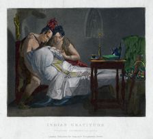 Indian Gratitude - Peruvians attending Las Cassas (19th century)