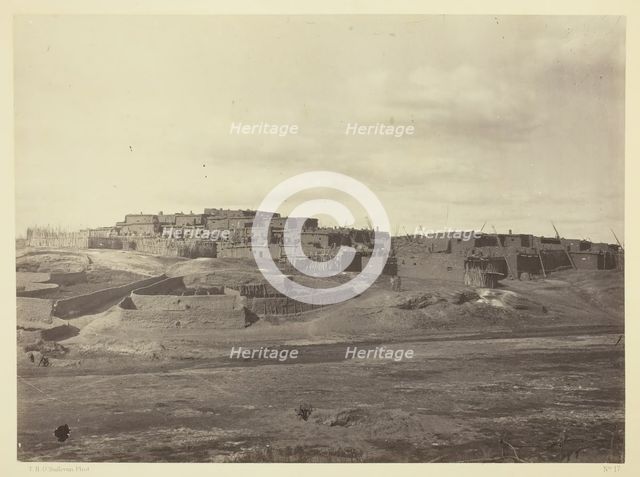 Indian Pueblo, Zuni, N.M. View from the South, 1873. Creator: Tim O'Sullivan.