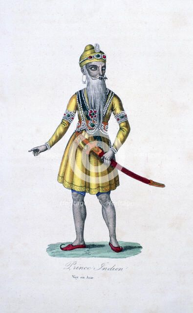 'Indian Prince', 1830. Artist: Unknown