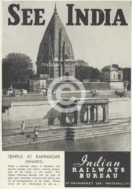 Indian Railways Bureau Tours, 1935. Artist: Unknown