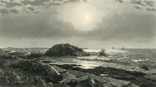 Indian Rock, Narragansett 1872. Creator: Samuel Valentine Hunt