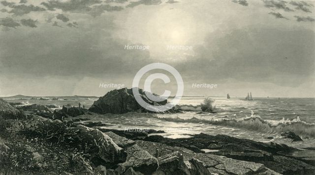 'Indian Rock, Narragansett', 1872.  Creator: Samuel Valentine Hunt.
