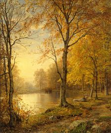 Indian Summer, 1875. Creator: William Trost Richards
