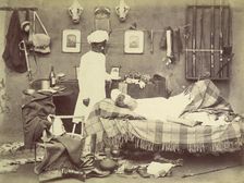 Indian servant and master, 1870s. Creator: Willoughby Wallace Hooper