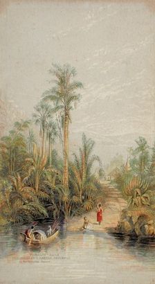 Indian Settlement, c1847. Creator: George Baxter