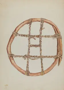 Indian Snow Shoe, c. 1937. Creator: Natalie Simon