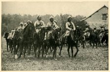 Indian soldiers at the front, First World War, 1914, (c1920). Creator: Unknown