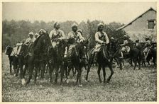 Indian soldiers at the front, First World War, 1914, (c1920). Creator: Unknown