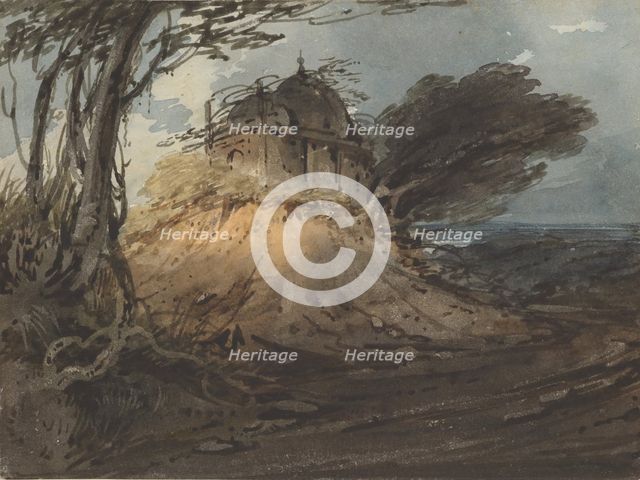 Indian Temple, ca. 1808-12. Creator: George Chinnery.