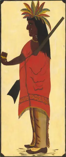 Indian Tobacco Shop Sign [obverse, Indian facing left], second half 19th century. Creator: Unknown