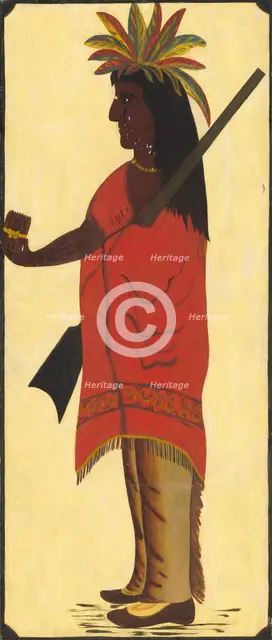 Indian Tobacco Shop Sign [obverse, Indian facing left], second half 19th century. Creator: Unknown.