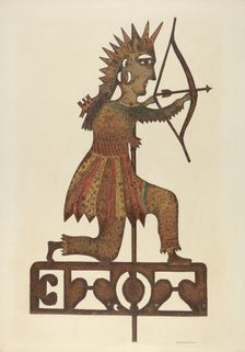 Indian Weather Vane, 1935/1942. Creator: Nicholas Amantea