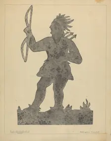 Indian Weather Vane, 1935/1942. Creator: Rollington Campbell