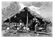 Indian women of the hot lands on the Pacific slope Central America, c1890. Artist: Henri Thiriat