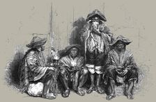 Indian workmen; About the Chincha Islands 1875. Creator: Unknown