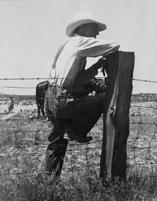 Indiana farmer, 1936. Creator: Dorothea Lange