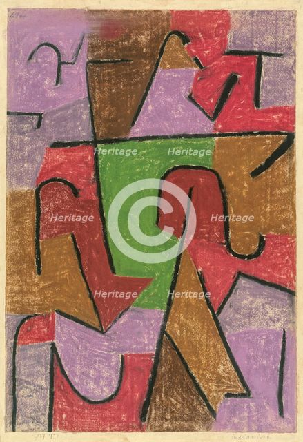 Indianisch (Indian), 1937. Creator: Klee, Paul (1879-1940).