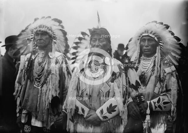 Indians at dedication, 1913. Creator: Bain News Service.