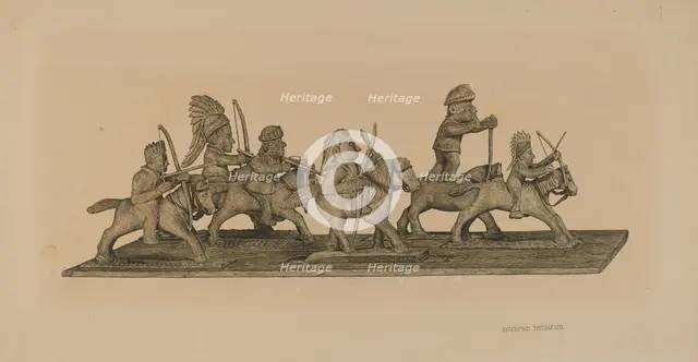 Indians, c. 1940. Creator: Raymond Neumann.