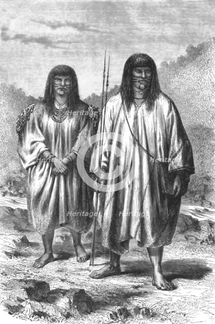 ''Indians of the River Pachitea; The Navigation of the Upper Amazons', 1875. Creator: Unknown.