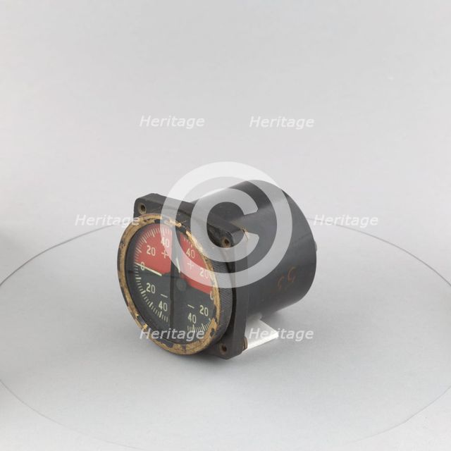 Indicator, Manifold Pressure, Japanese Navy, Type-2, Model-2, Dual. Creator: Tanaka Keiki Seisakusho.