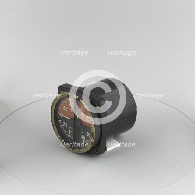 Indicator, Manifold Pressure, Japanese Navy, Type-2, Model-2, Dual. Creator: Tanaka Keiki Seisakusho.