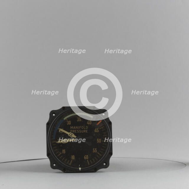 Indicator, Autosyn, Dual, Manifold Pressure, D-8A. Creators: Bendix Aviation, Pioneer Instrument Company.