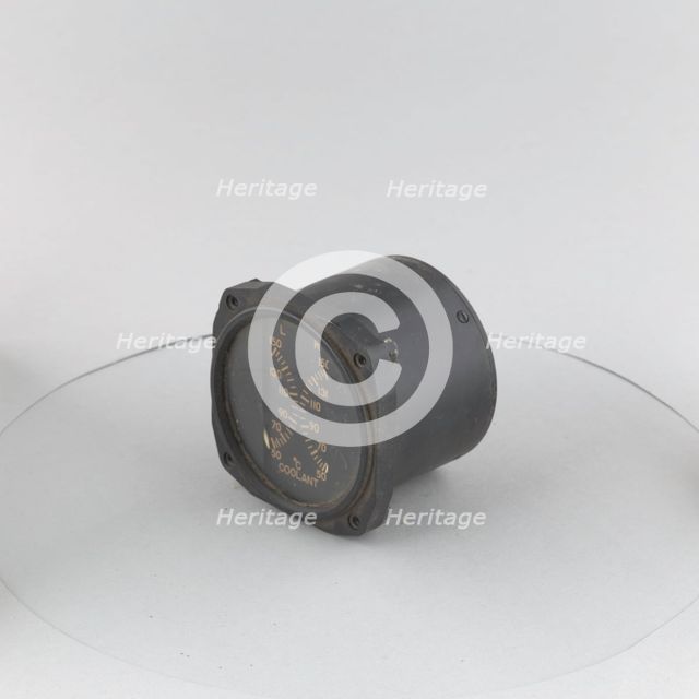 Indicator, Coolant Temperature, Dual, ca. 1941. Creator: Thomas A. Edison, Incorporated.