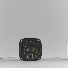Indicator, Combined, Oil Temperature / Oil Pressure / Fuel Pressure, AN5773-1A. Creator: Thomas A. Edison, Incorporated